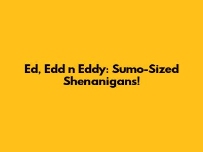 Ed, Edd n Eddy: Sumo-Sized Shenanigans!