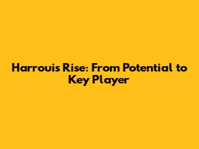 Harroui's Rise: From Potential to Key Player