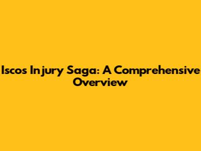 Isco's Injury Saga: A Comprehensive Overview