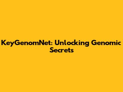 KeyGenomNet: Unlocking Genomic Secrets