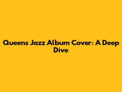 Queen's Jazz Album Cover: A Deep Dive