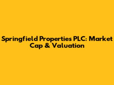 Springfield Properties PLC: Market Cap & Valuation
