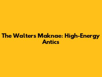 The Walters' Maknae: High-Energy Antics