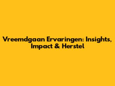 Vreemdgaan Ervaringen: Insights, Impact & Herstel