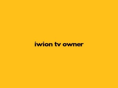 iwion tv owner